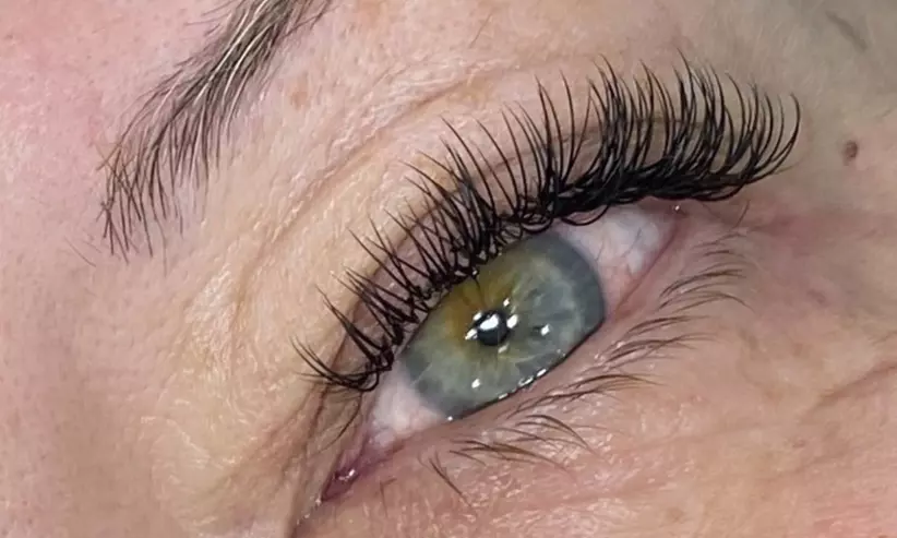 Full Set of Natural Classic or Volume Eyelash Extensions