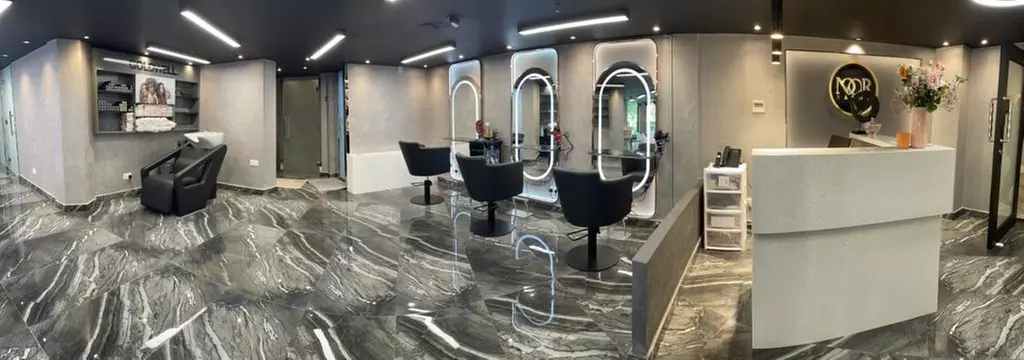 Blow Dry and Wash with Optional Haircut and Eyebrow Threading at Noor Ladies Salon - Primary Image