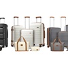Image 1: Kono 5-Piece Suitcase Set; 20/24/28 Inch, Durable & TSA-Approved