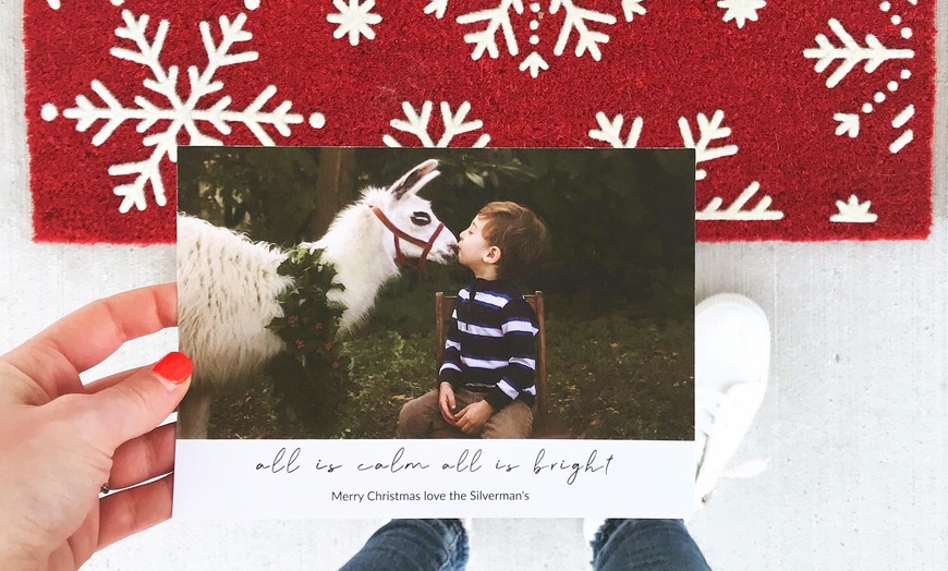 Image 4: Up to 61% Off Custom Holiday Photo Cards – Lovely Little Cards