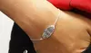 925 Sterling Silver Adjustable Bracelet With Love Engravings - Multiple Options