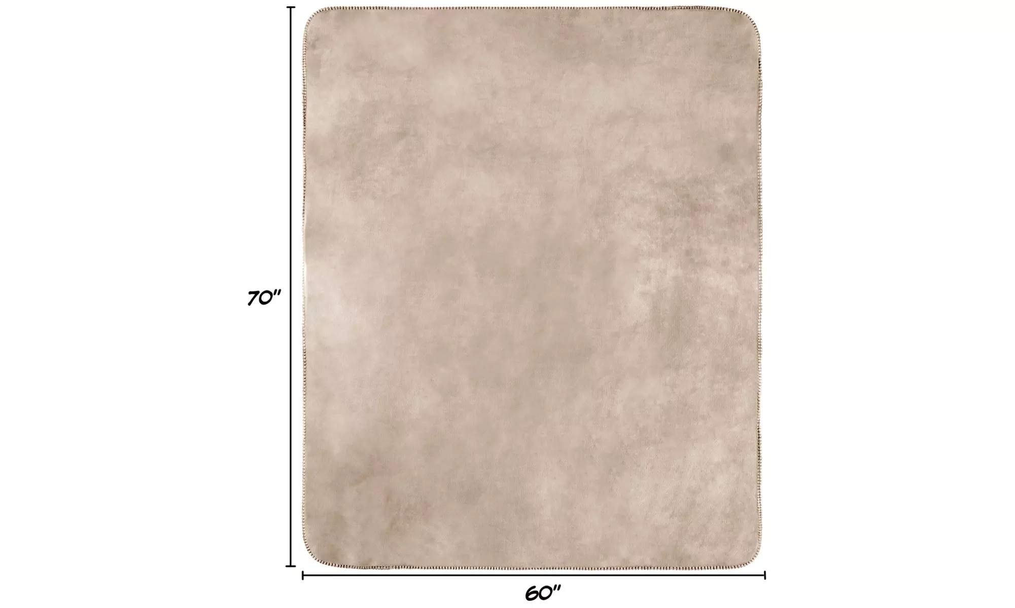 Waterproof Pet Blanket XL Throw Protects Couch Car Bed 70 x 60 Tan