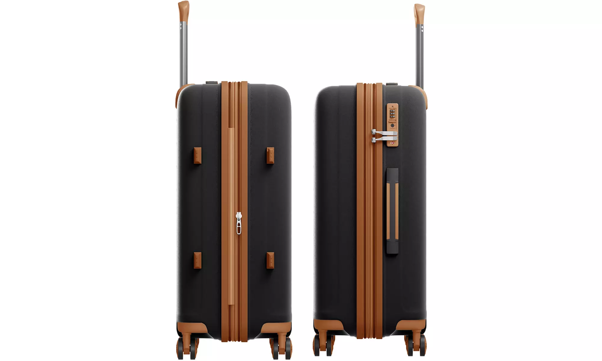 1 of 3 Kono koffers met TSA slot en bekerhouder