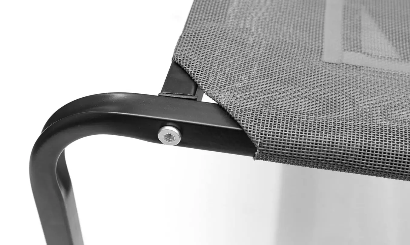 Paws & Pals Steel-Framed Portable Outdoor Elevated Dog Bed - Image 4