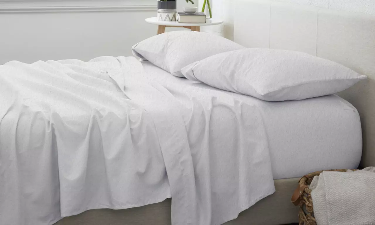 Home Collection Premium 4 Piece Ultra Soft Flannel Bed Sheet Set