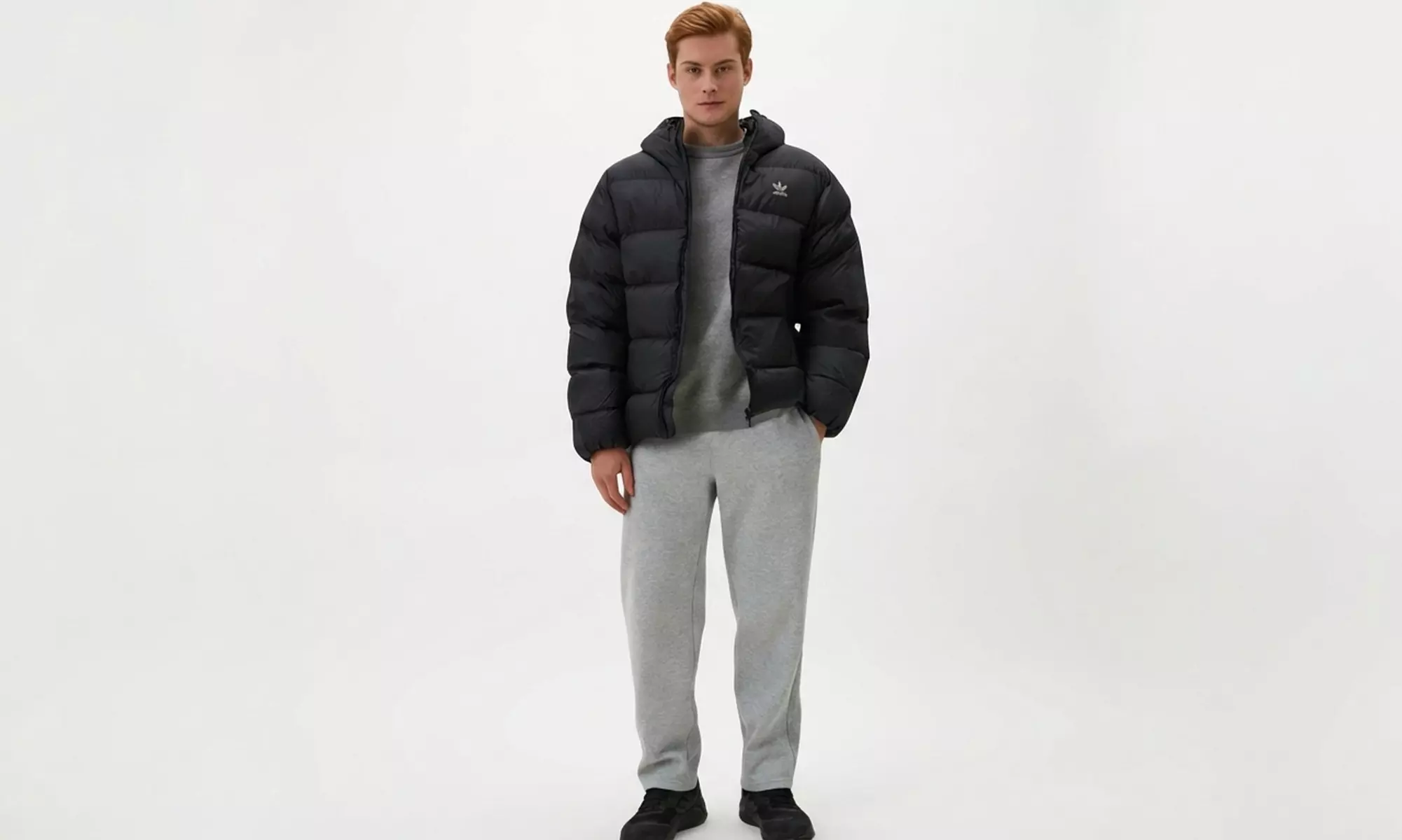 Adidas Men's Hooded Puffer Jacket