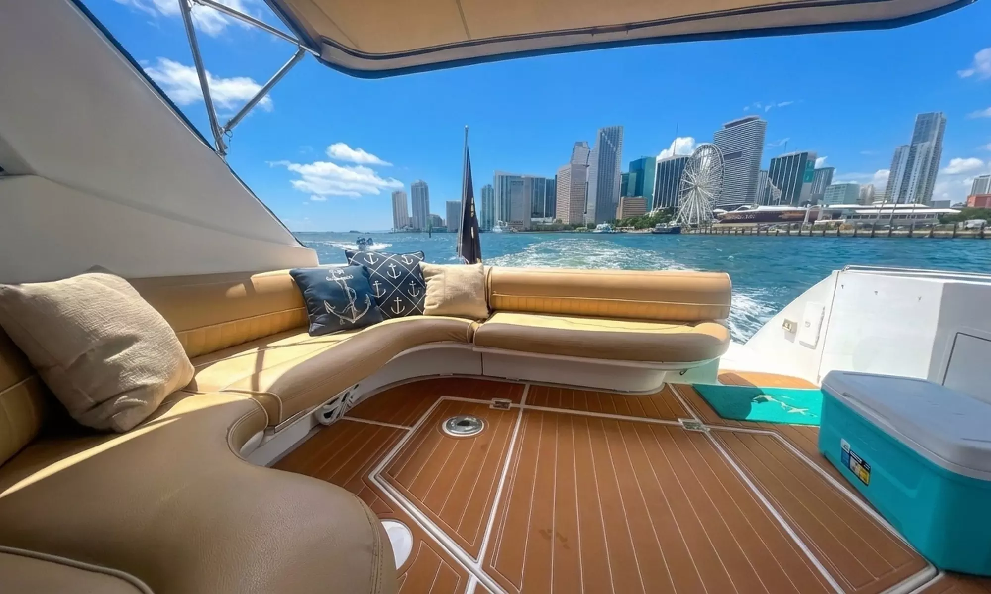 Luxury Yacht Cruise on Bella Vita 50' – Enjoy Miami's Waters