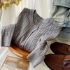 Image 7: Women’s Knitted Button-Down Cardigan Sweater
