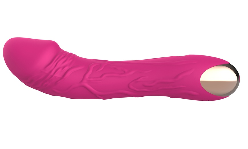 Image 4: Waterproof 20 Speeds G Spot Vibrator Recharge Vibrating Dildo Bachelorette Gift