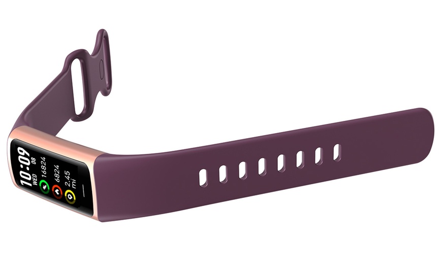 Image 13: Fitness Tracker Smart Watch BT 5.0 Body Thermometer BPM