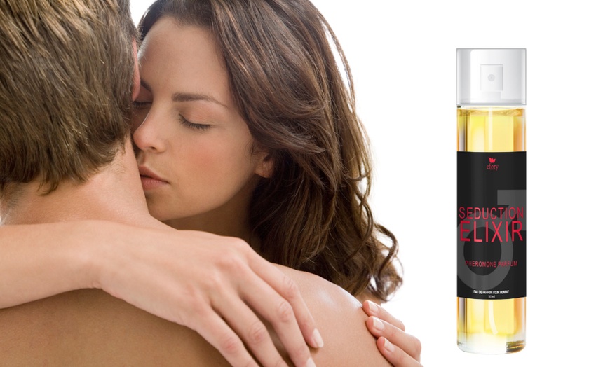 Image 1: Eau de parfum Seduction Elixir aux phéromones pour homme, 100 ml