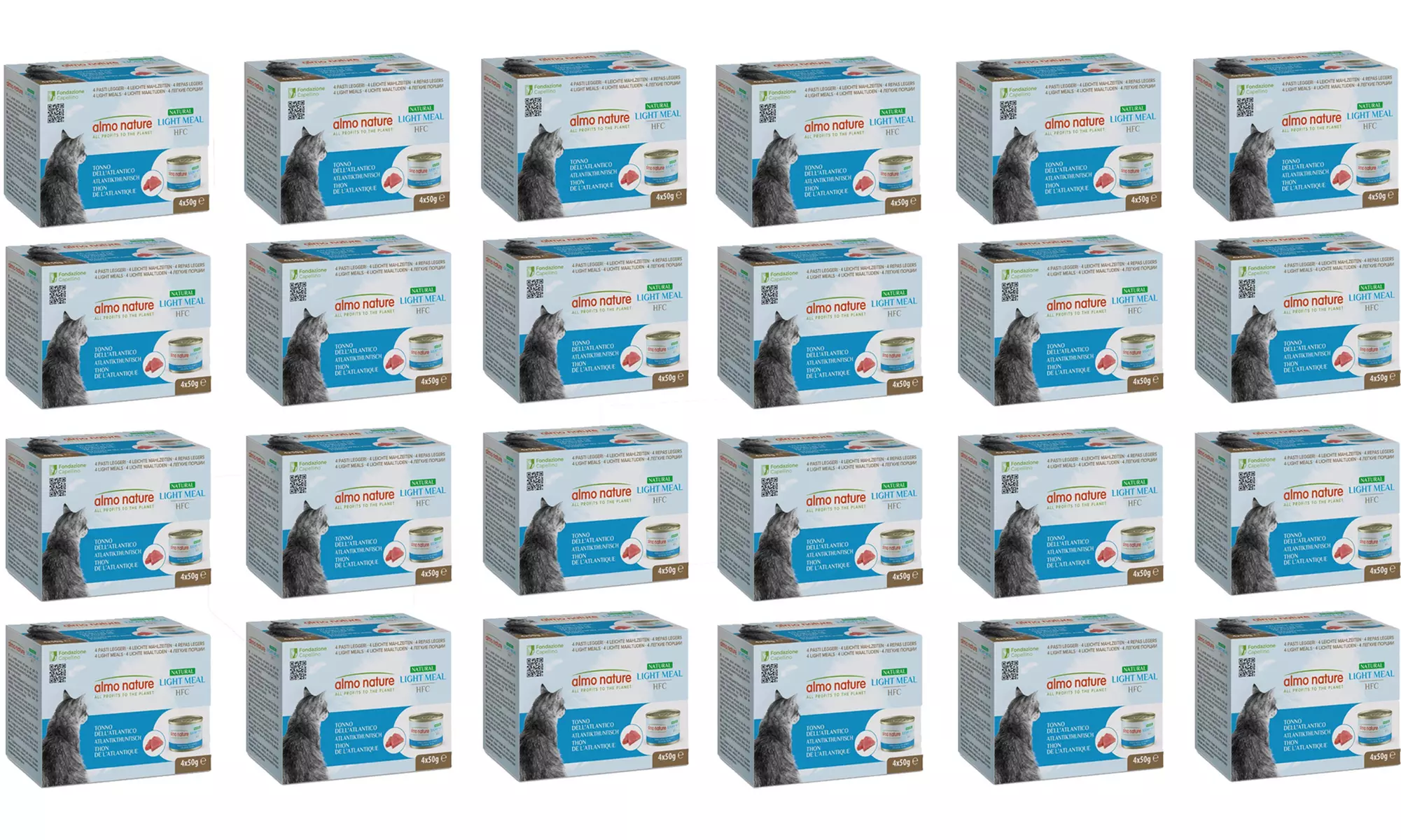 Fino a 96 scatolette di cibo umido per gatti Almo Nature HFC