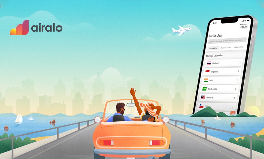 Image 2: Mantente conectado a nivel mundial con eSIM y ahorra un 20 % en Airalo
