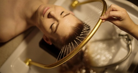 40 minutes Head Spa  +  Essential Oil + Hair Mask with Steamer + Shoulder massage + Hot towe relaxation+  +  Dry  Off - Kingdom Hair Salon - Las Vegas, NV
