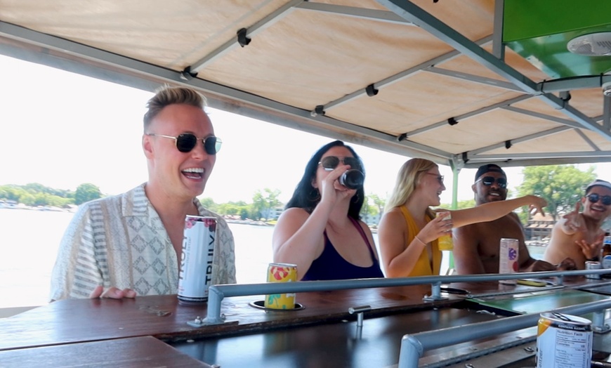 Image 1: Book a Private 100-Minute Paddle Pub Cruise for Up to 15 People