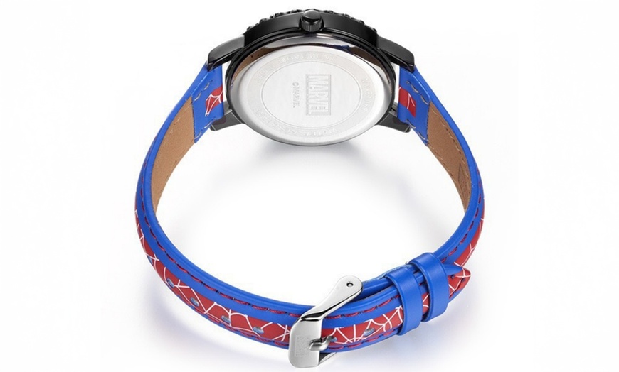 Image 8: Spider-Man Inspired Kids Water-Resistant Watch