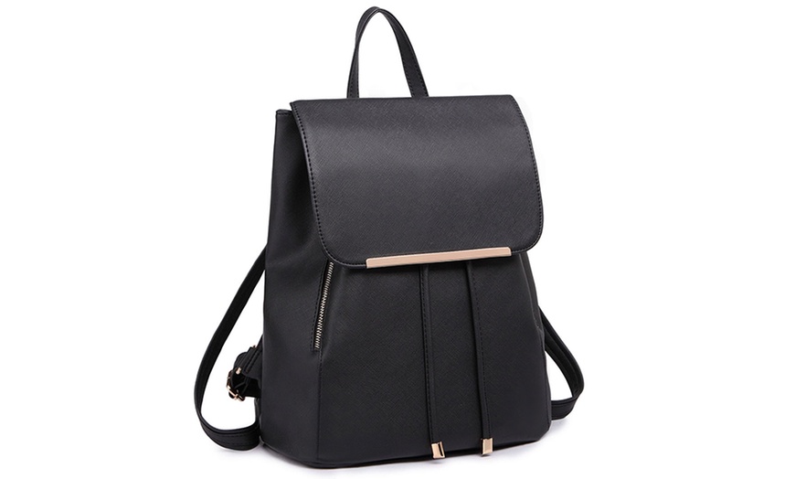 Image 26: MISS LULU Women's Fashion Lightweight Elegant Daily Backpack
