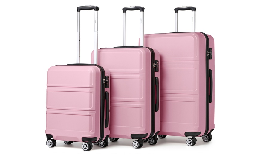 Image 24: Travel Suitcase with 360° Spinner Wheels and TSA Locks