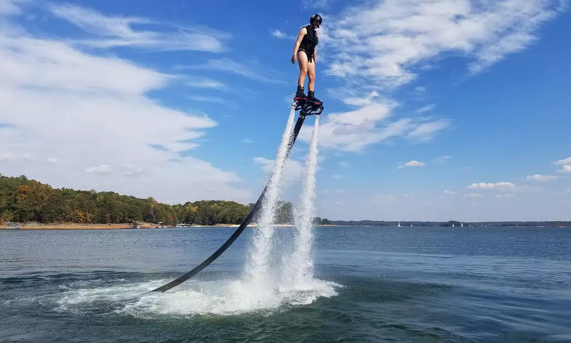 60-Minute Flyboarding Session for One or Two from Lake Lanier Flyboard (Up to 24% Off) - Primary Image