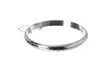 Italian Solid Sterling Silver Engraved Hinge Bangle - Second Medium
