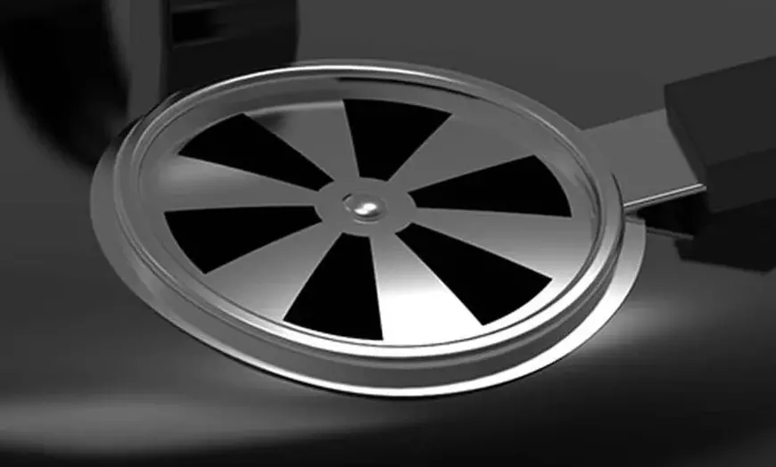 Image 7: Portable Cylindrical Double-Layer Charcoal BBQ Grill
