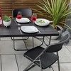 Image 2: Foldable Plastic Table and Chair Set Collection
