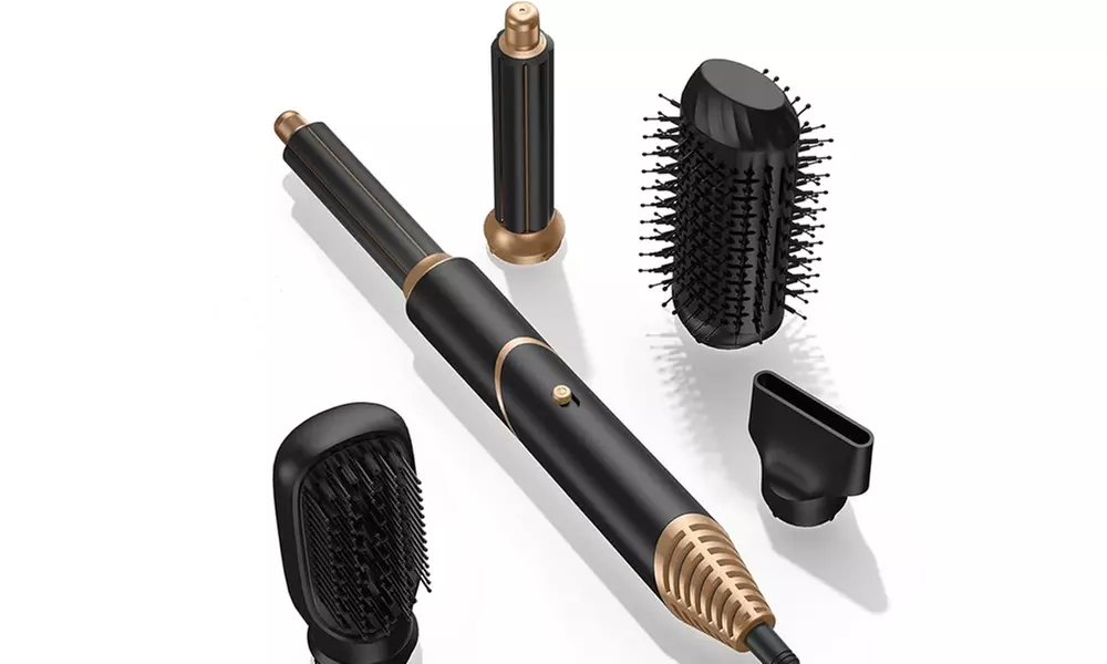 6-in-1 Multifunktions-Haartrockner in Schwarz/Gold - Image 6
