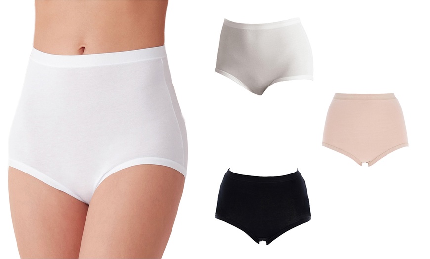 Image 1: 4er- oder 8er-Pack Cotonella Taillen-Slips für Damen