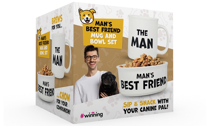 Image 4: Winning Man's Best Friend Mug and Bowl Set