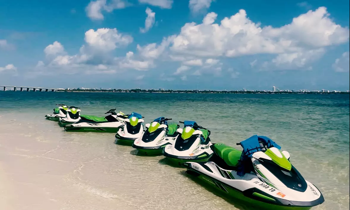 Thrilling Jet Ski Experience for up to Three in Miami Beach