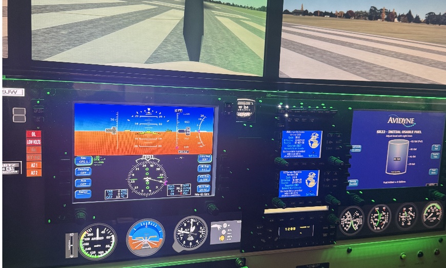 Image 2:  60 Min Flight Simulator with Optional Certified Instructor and More