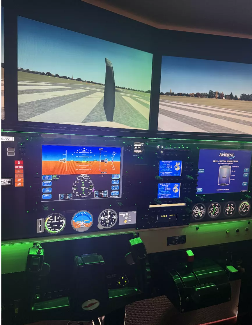 60 Min Flight Simulator with Optional Certified Instructor and More