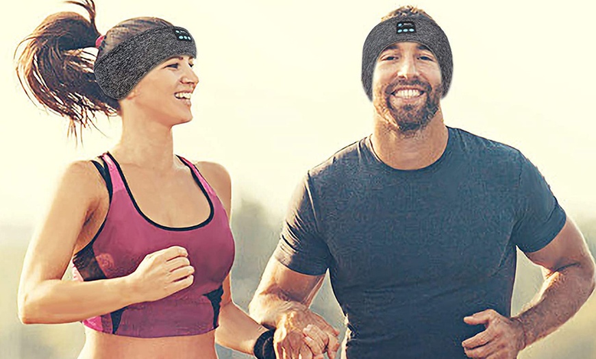 Image 3: Bluetooth Sleeping Headband