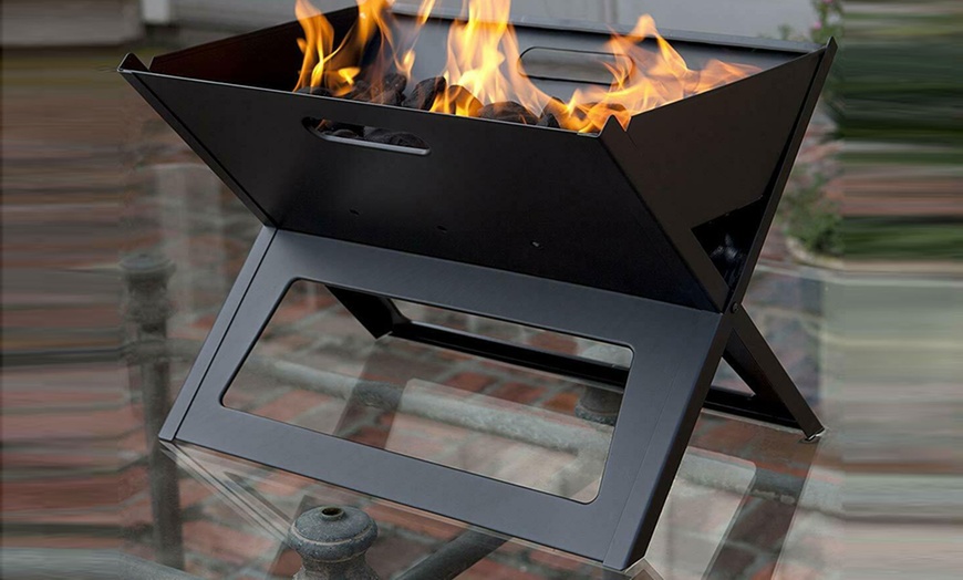 Portable Table Top Fire Pit | Groupon