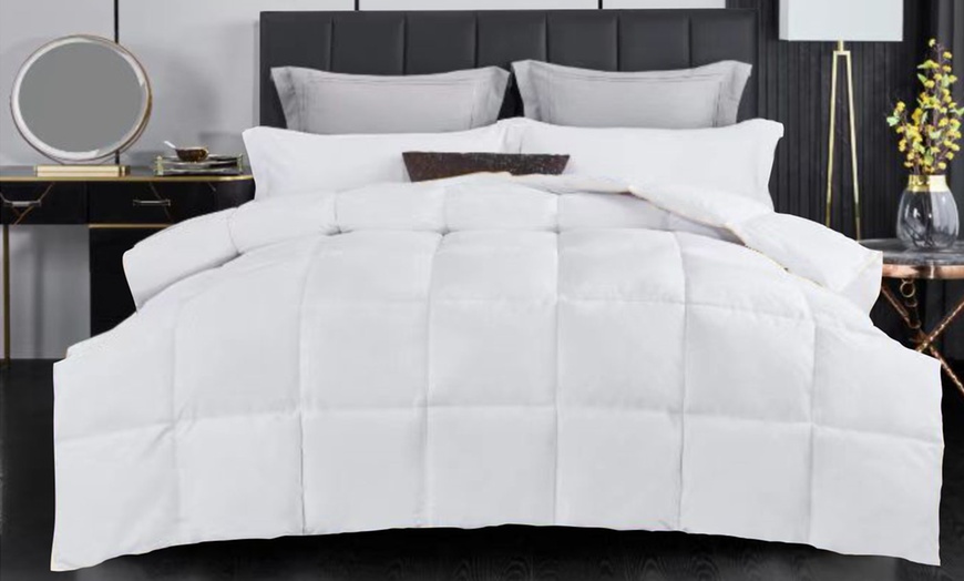 Image 2: Luxury Goose Feather and Down Duvet