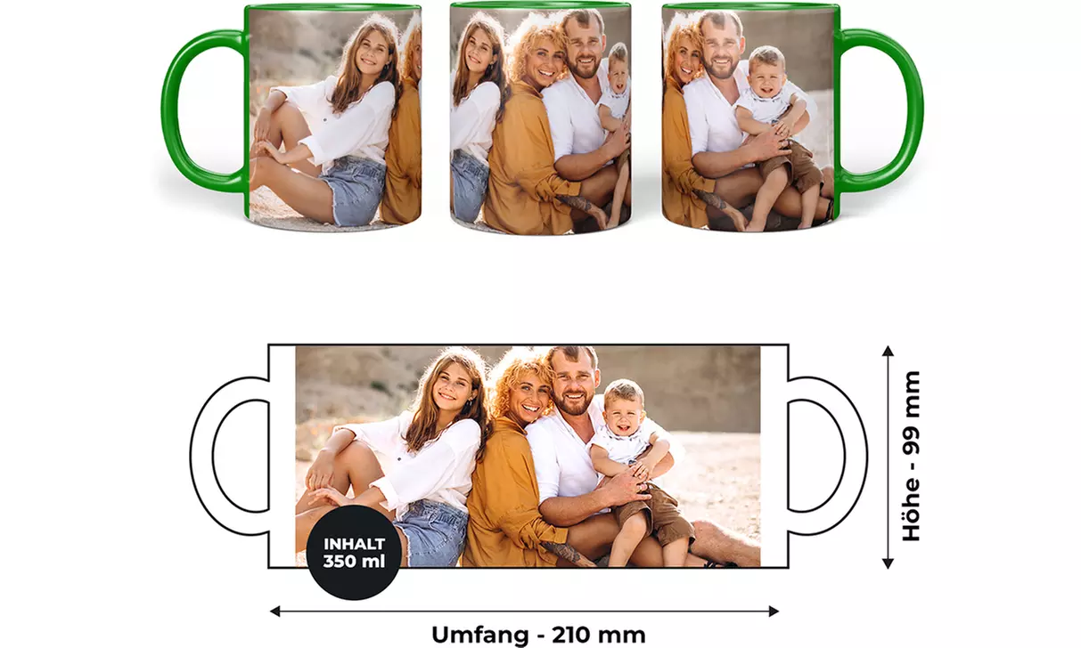 Deine persönliche Fototasse oder magische Zaubertasse gestalten