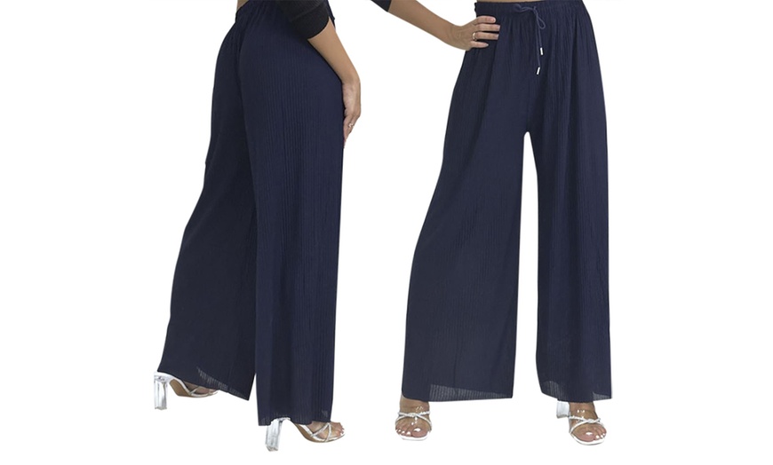 Image 6: Women's Wide Leg Trousers 