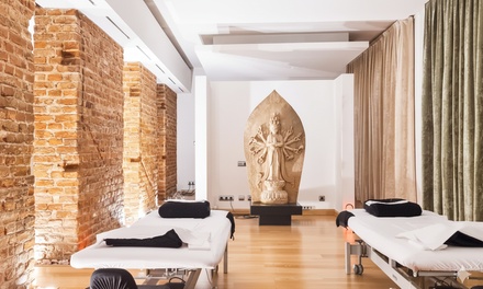 Ritual oriental en pareja de 50 minutos con té de bienvenida, cava y bombones - FARIOLEN