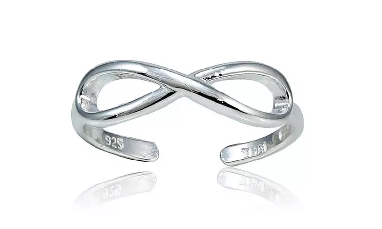 Sterling Silver Infinity Toe Ring - Primary Image