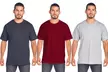 3 Pack - Men's Big & Tall Crewneck 100% Cotton Tee (2XL - 5XL) - Second Medium