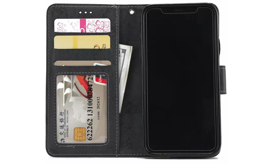 Image 6: Etui pour iPhone en suède PU