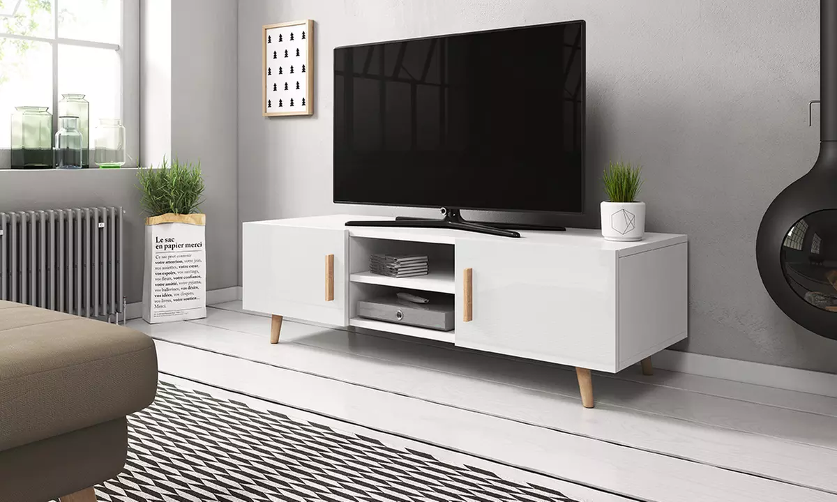 Mueble TV Rivano 2 de estilo escandinavo - Primary Image
