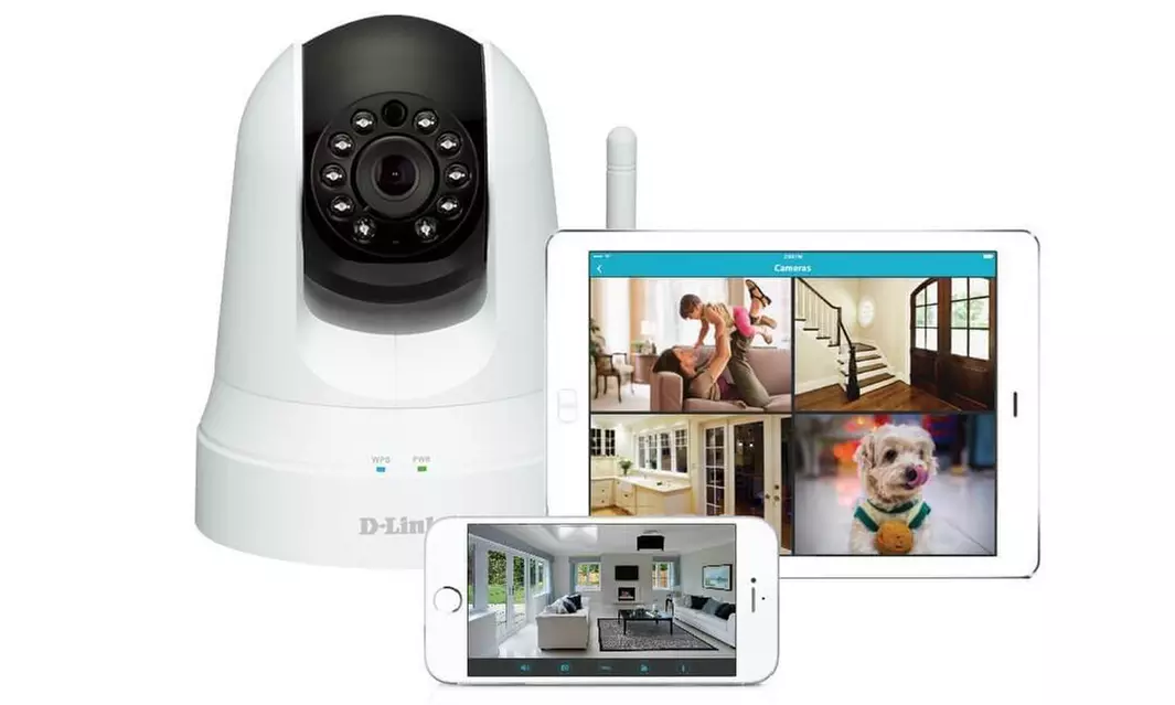 D-Link DCS-5020L Pan-and-Tilt Wireless Security Camera (Refurbished) - Primary Image