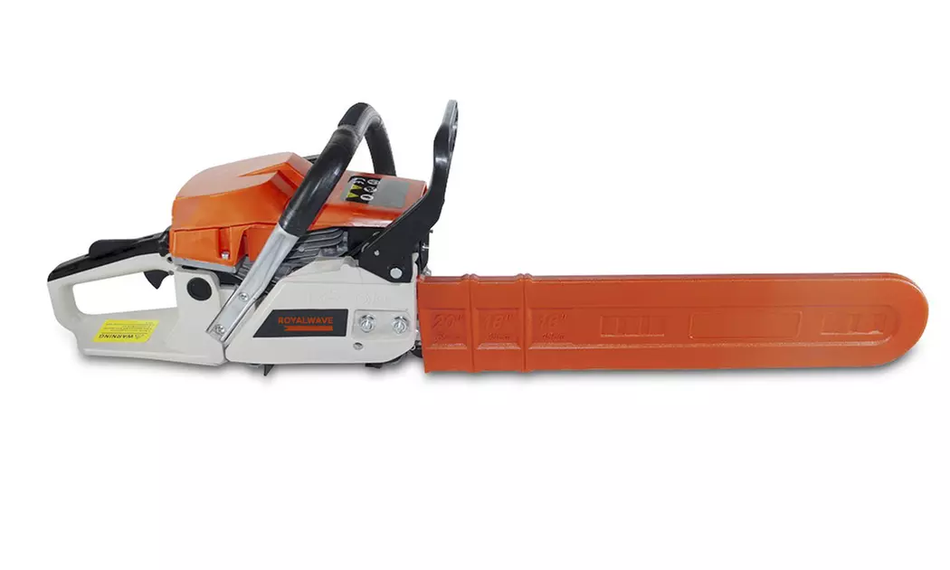 Royalwave Benzin-Kettensäge mit 50-cm Schwert