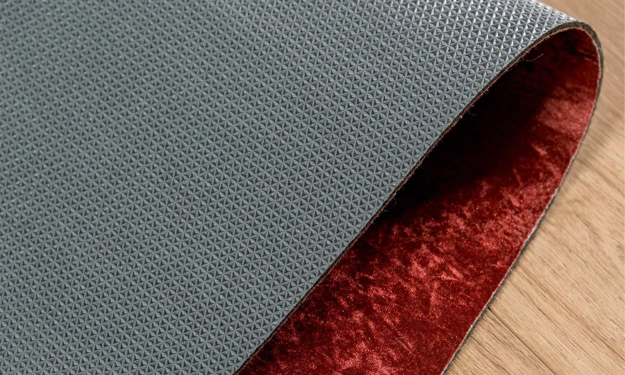 Tapis de cuisine en polyester effet velours