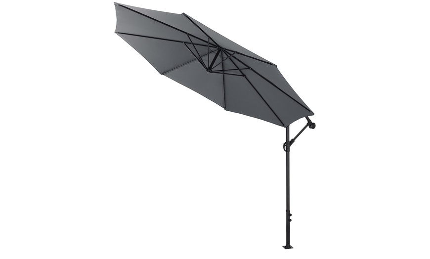 Image 18: Outdoor 3M Large Cantilever Parasol