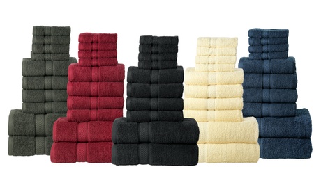 Lot de 10 serviettes en coton