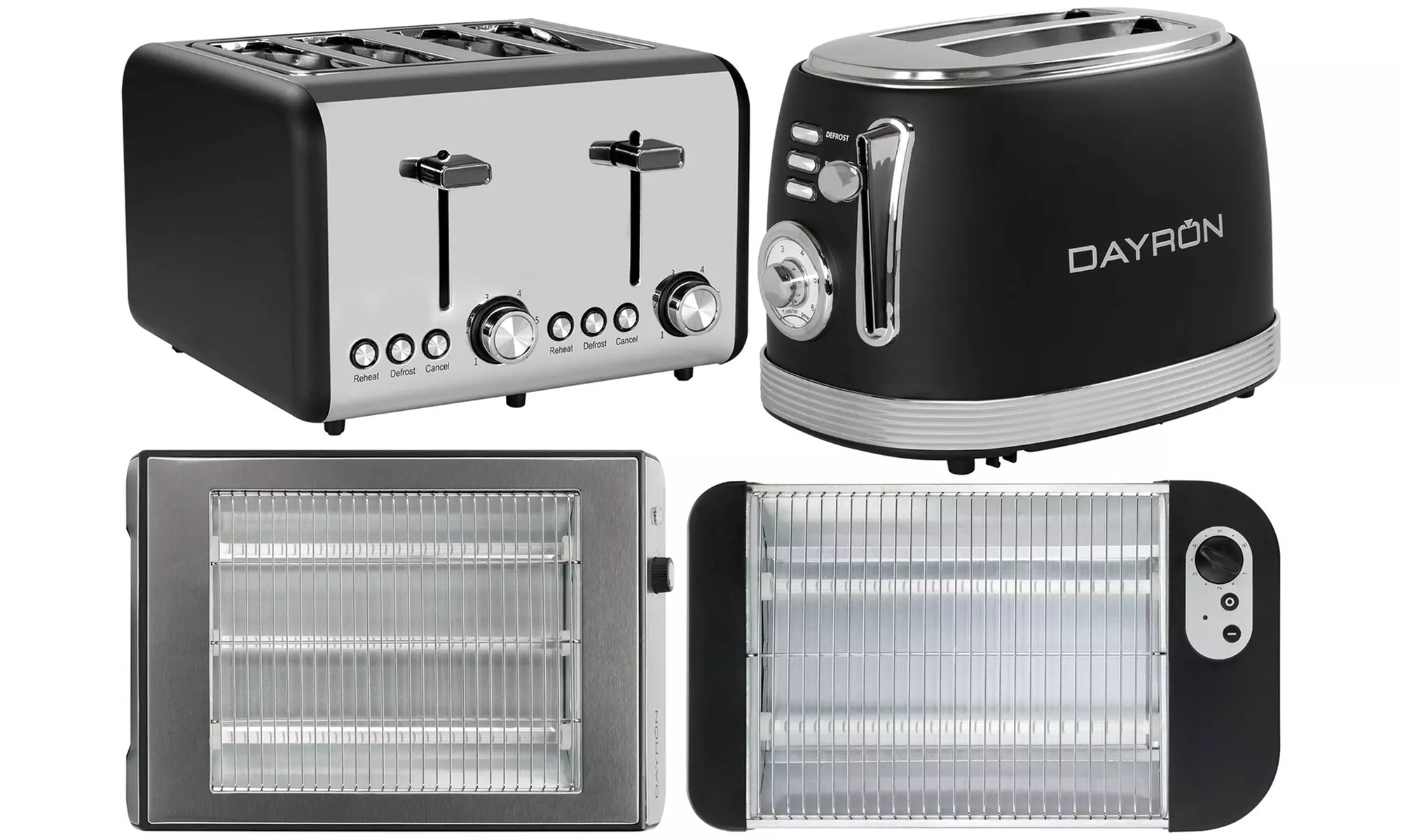 Tostador horizontal o clásico para 2 o 4 rebanadas (envío gratuito) - Primary Image