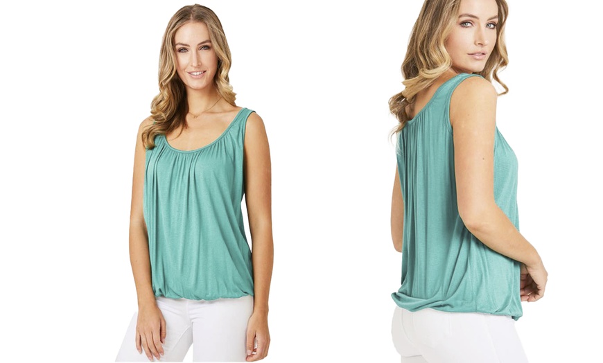 Image 8: Ruched Neck Balloon Vest