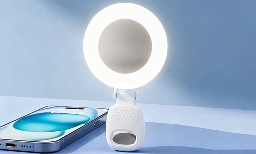 Image 3: Luce portatile per selfie con 3 modalità